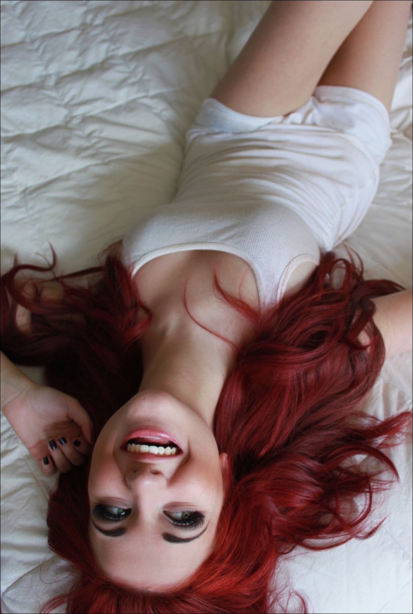 Sexy girls with red hair