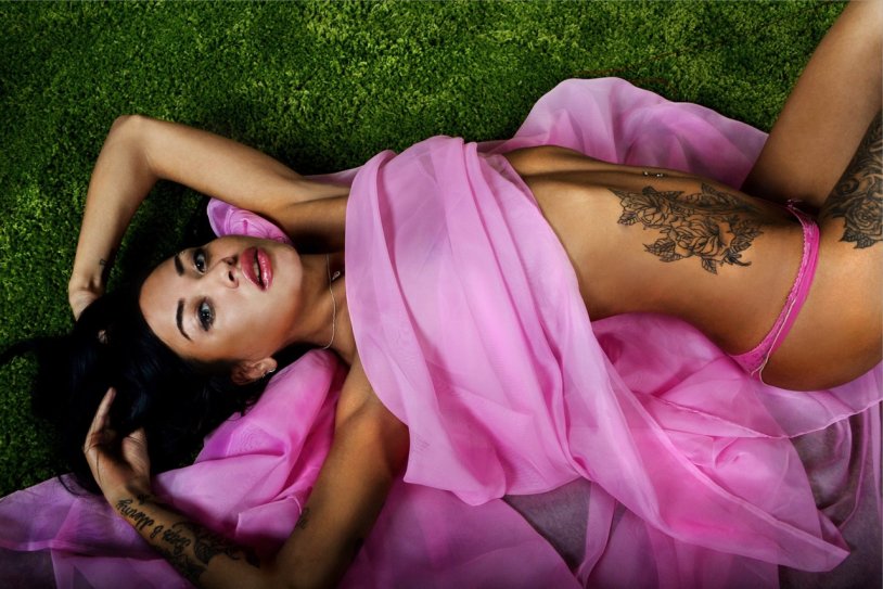 Beautiful girl with tattoos
