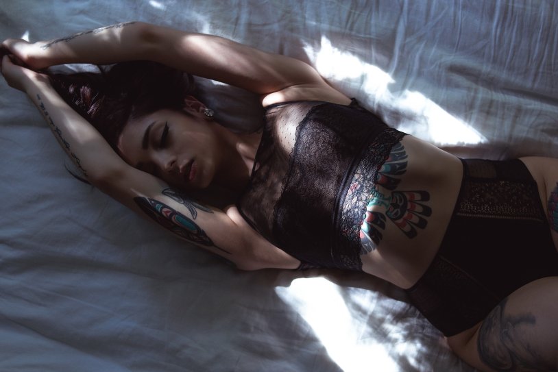 Tattoo black armpits