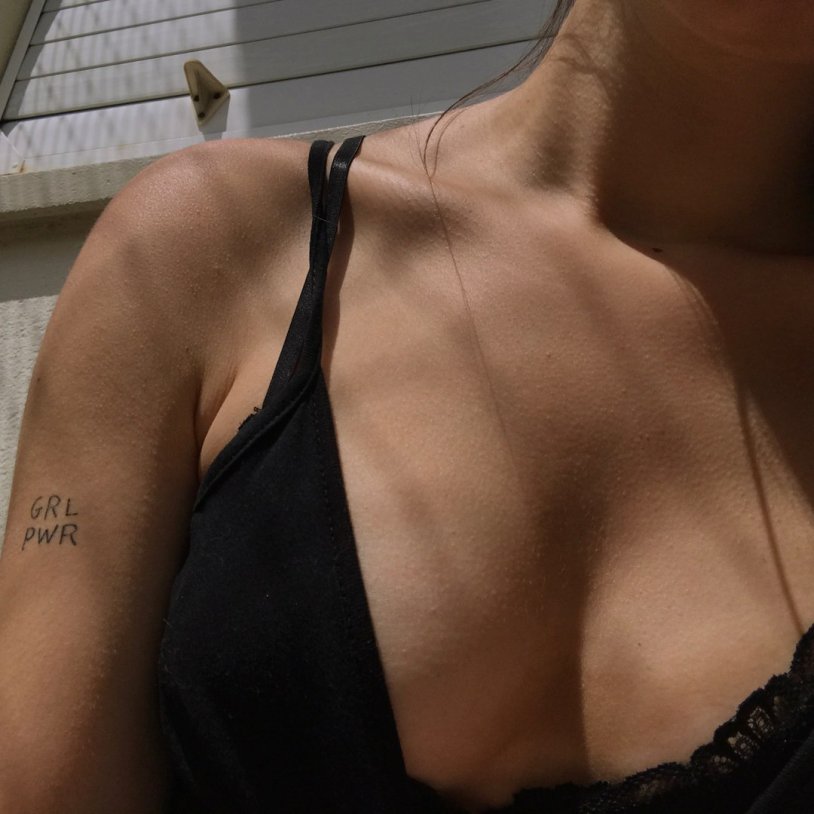 Beautiful collarbone
