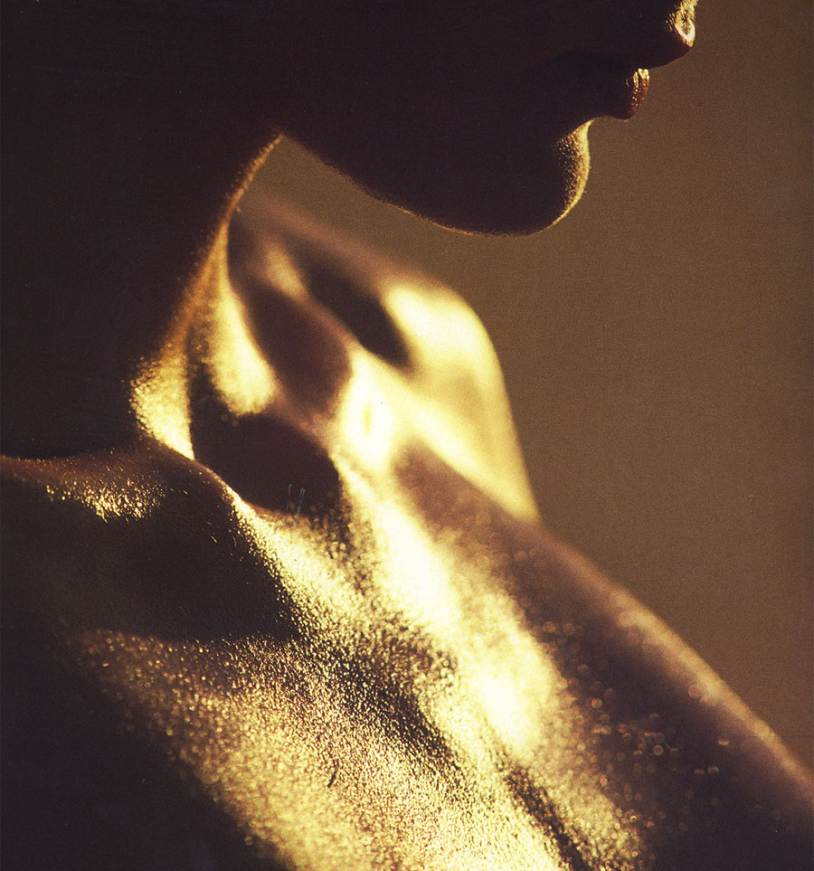 Photoshoot body in gold