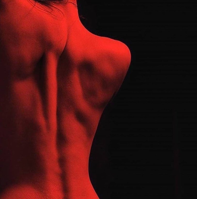 Aesthetics of the body of the girl back