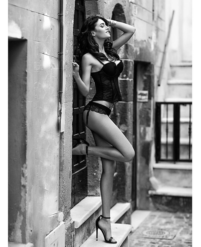 Sylvia Karuzo in heels