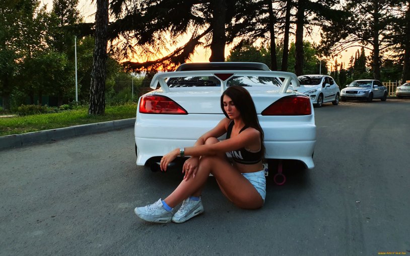 Nissan Silvia S15 and Girls