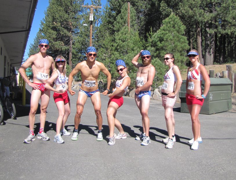 Women Triathlon naked