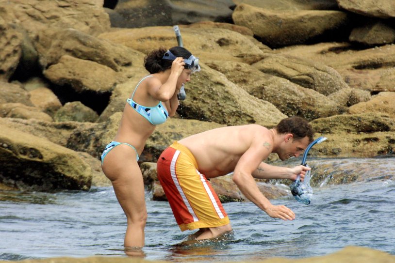 Salma Hayek with Josh