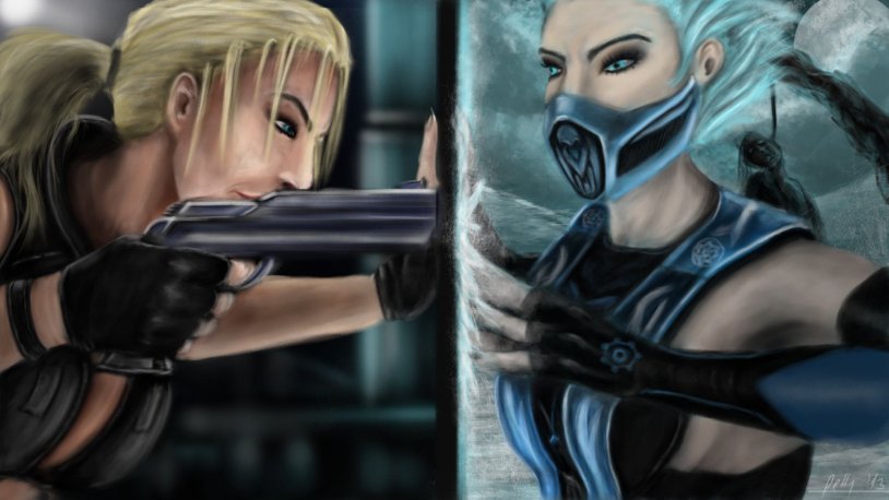 Sab Ziro and Sonya Blade