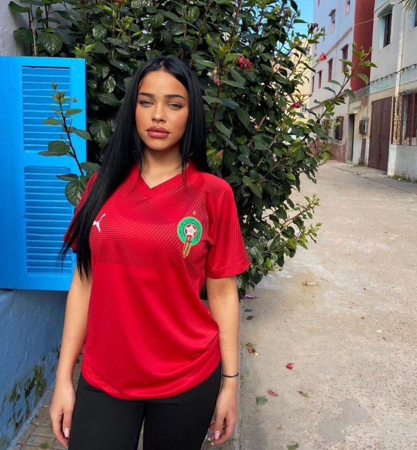 Morocco Girl in a T -shirt