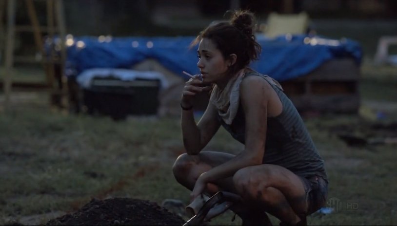 Shameless Fiona is crying