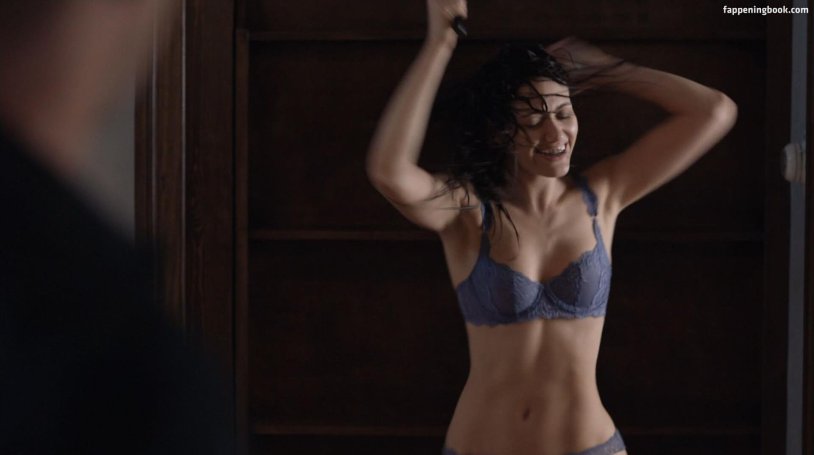 Emmy Rossum in underwear