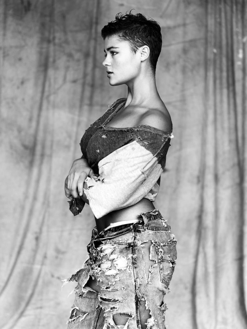 Australian fashion model Stefania Ferrario