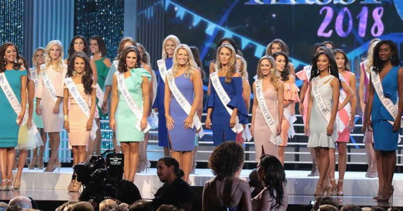 Beauty contest American world around the world