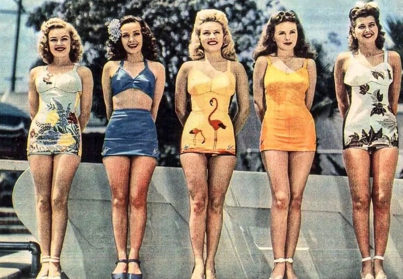 Bathers of the 1940s