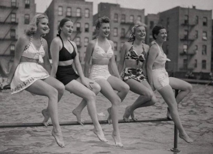 Soviet female swimsuits