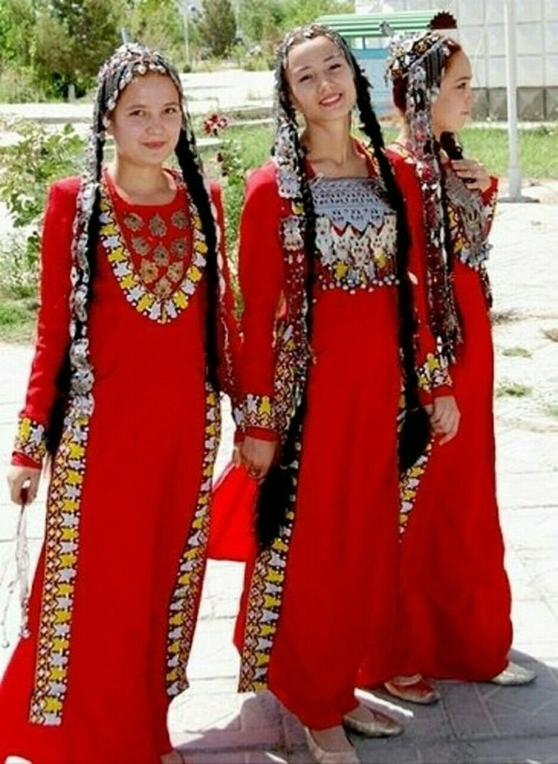 Turkmenistan Clothes of Turkmenistan National