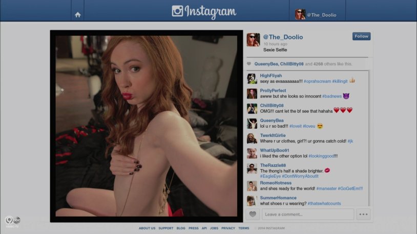 Karen Gyllan bed scene