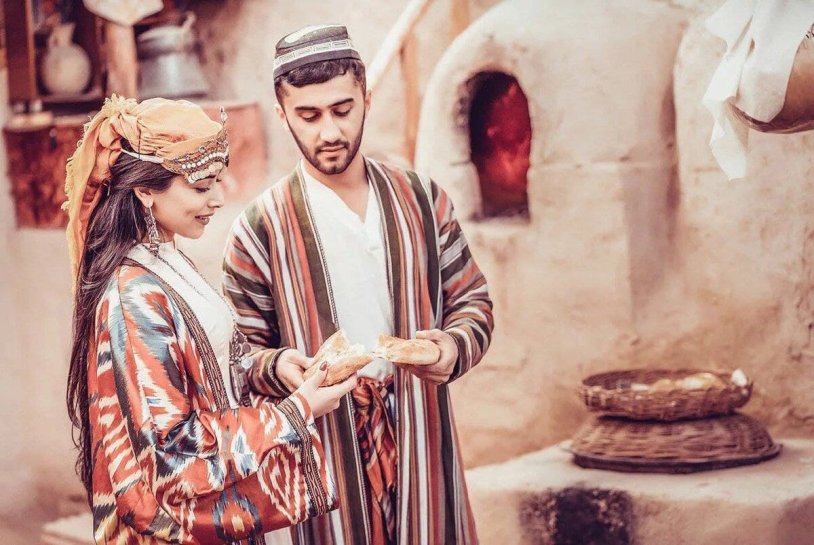 Tajik style photo shoot