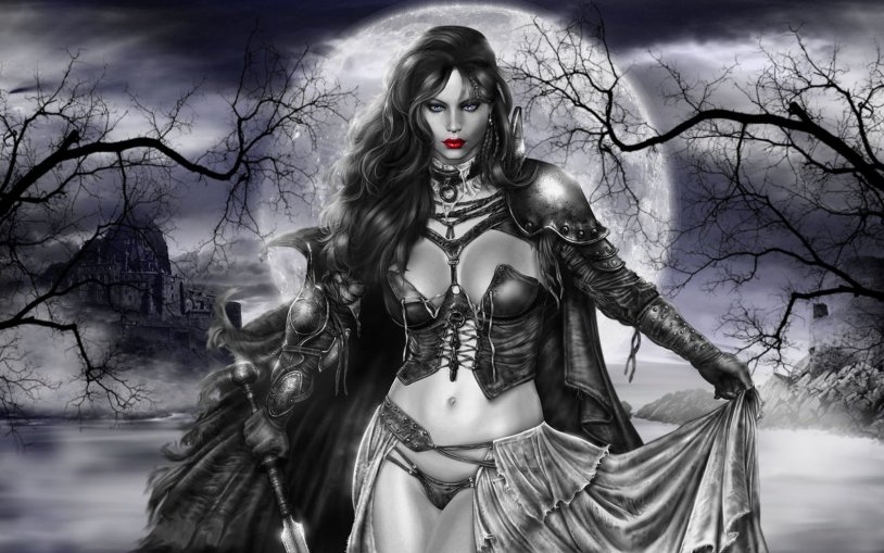 Girls Fantasy Gothic vampires