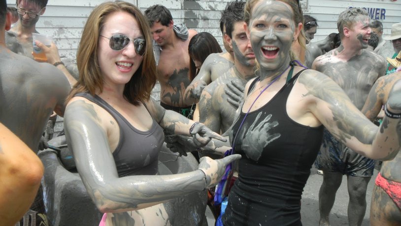 The festival of mud slogan