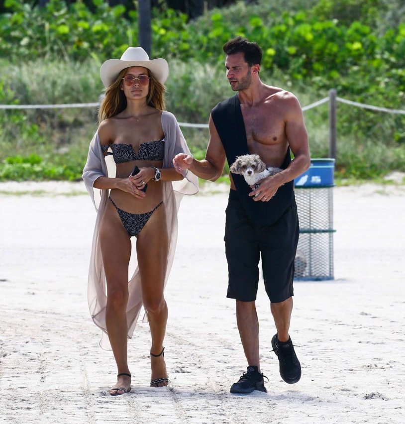 Analysis of Borges photos in a swimsuit