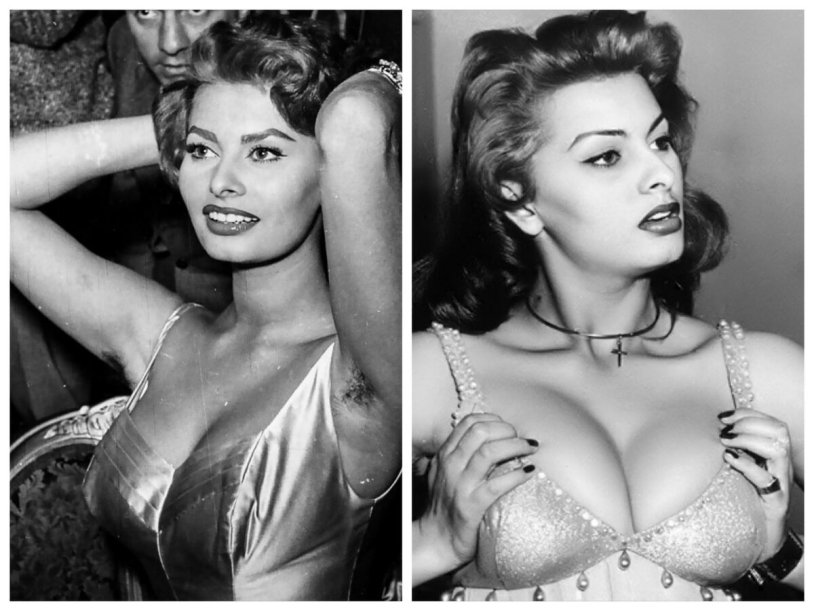 Sophie Loren's Decollet