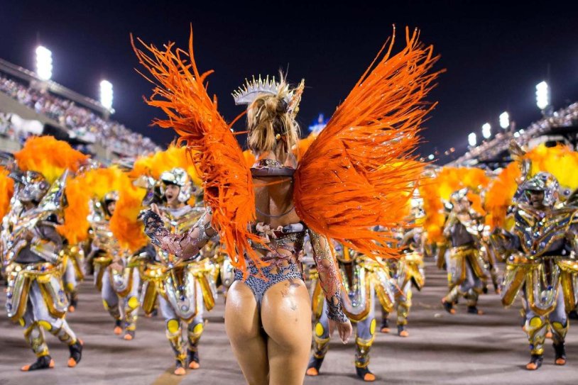 Carnival in Rio de Janeiro naked