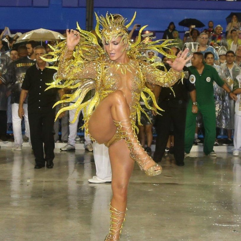 Naked outfits on the Brazilian carnival
