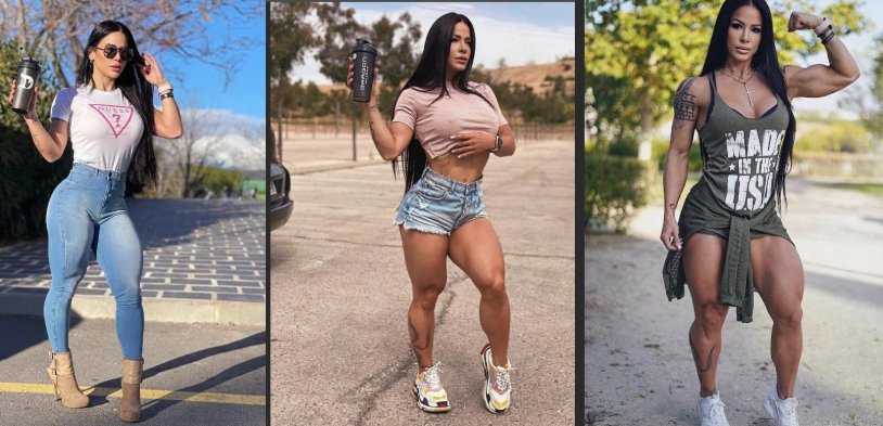 Bodybuilder Woman Figure