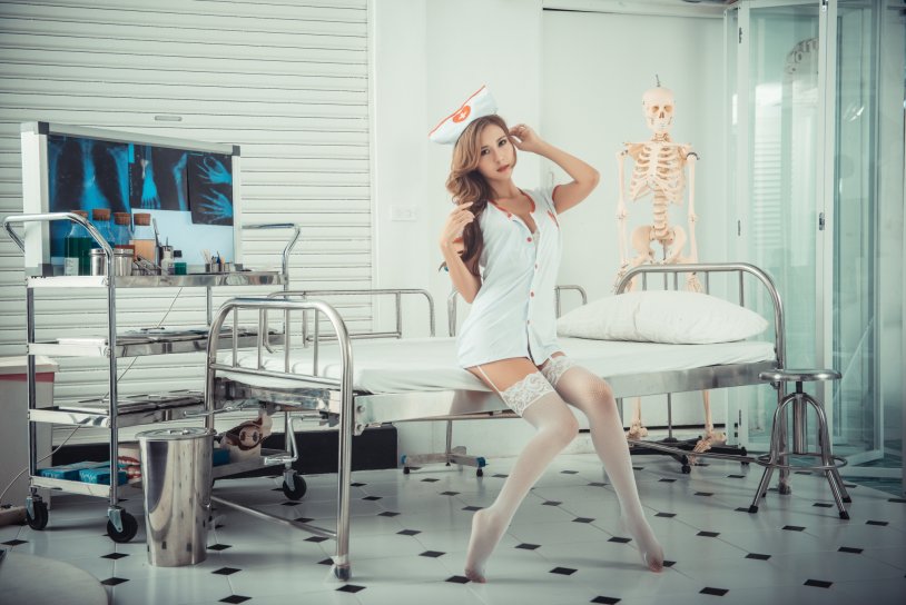 Nurse photo shoot