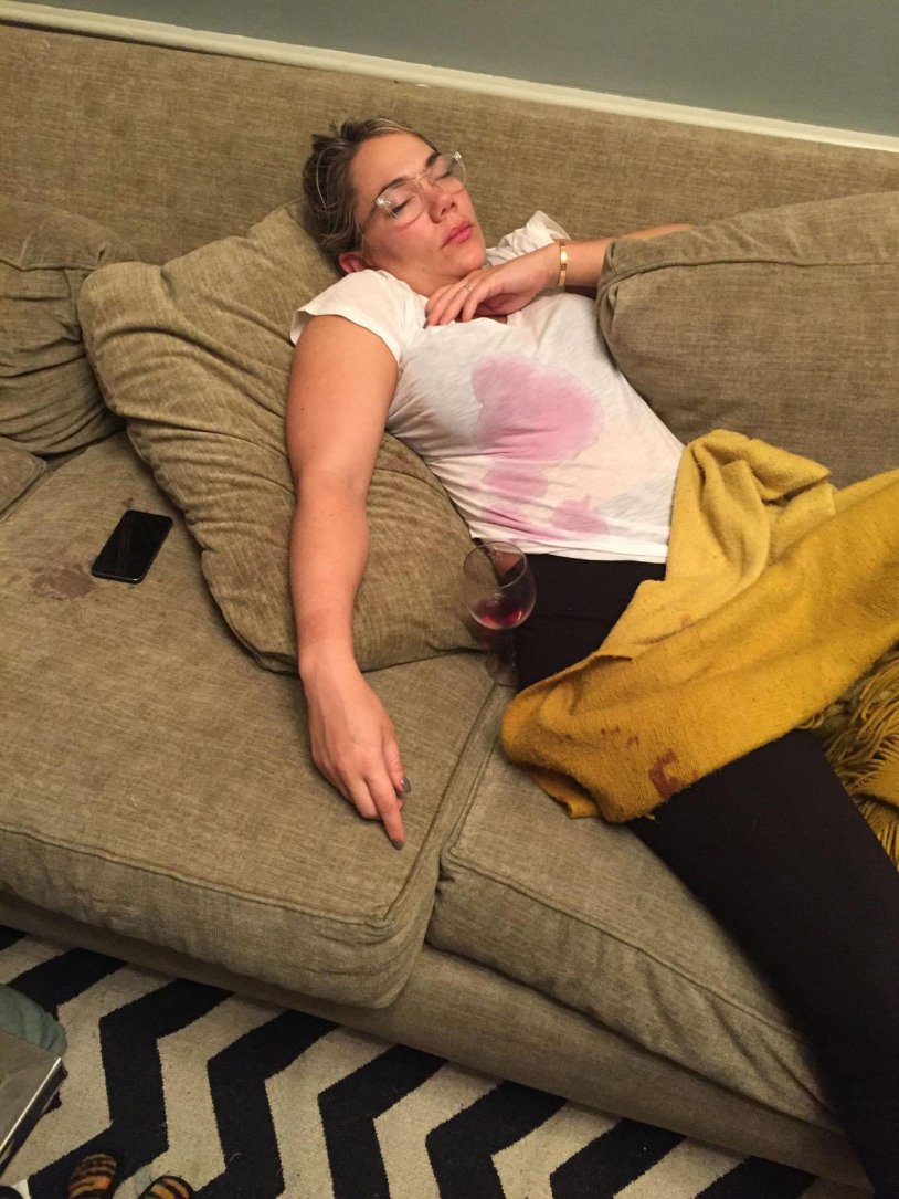 The woman lay down to relax photos