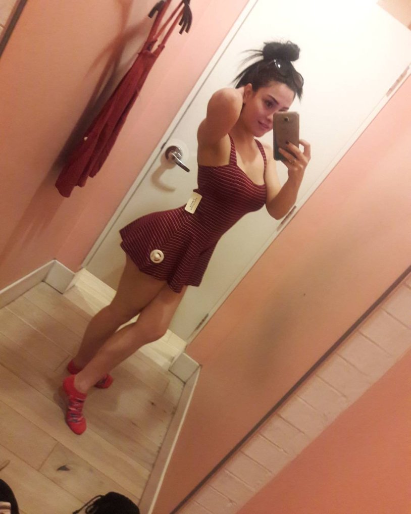 Selfie girls in the locker room