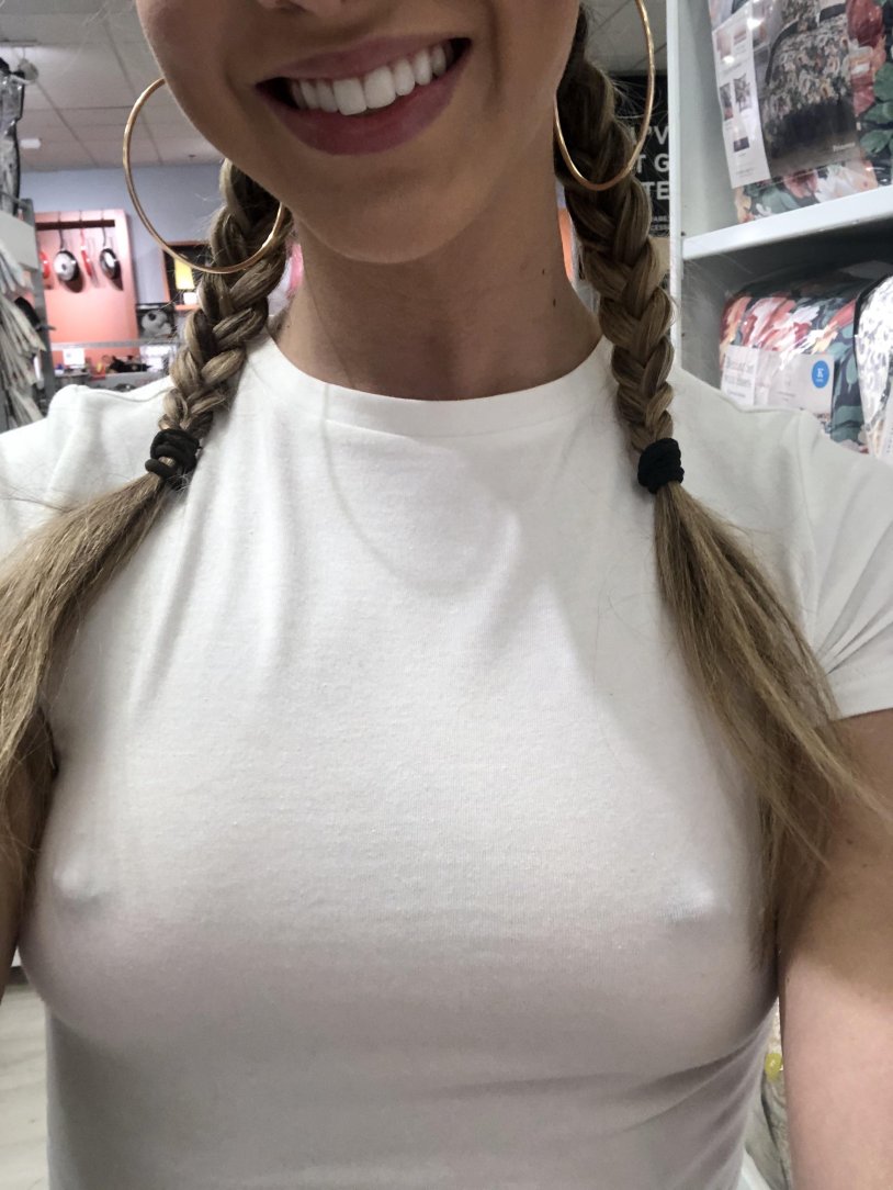 Pierced nipples under clothes