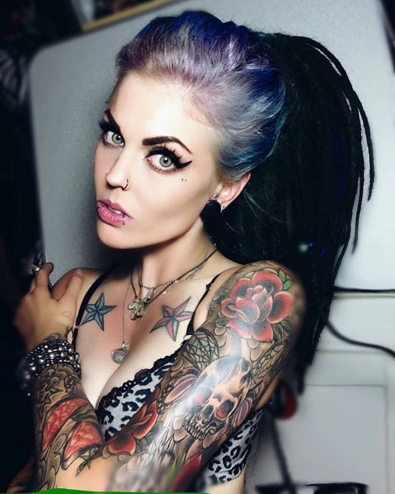 Beautiful girls with piercing