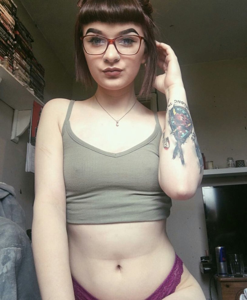 Chubby Feminists Short Hair Piercing Nipples