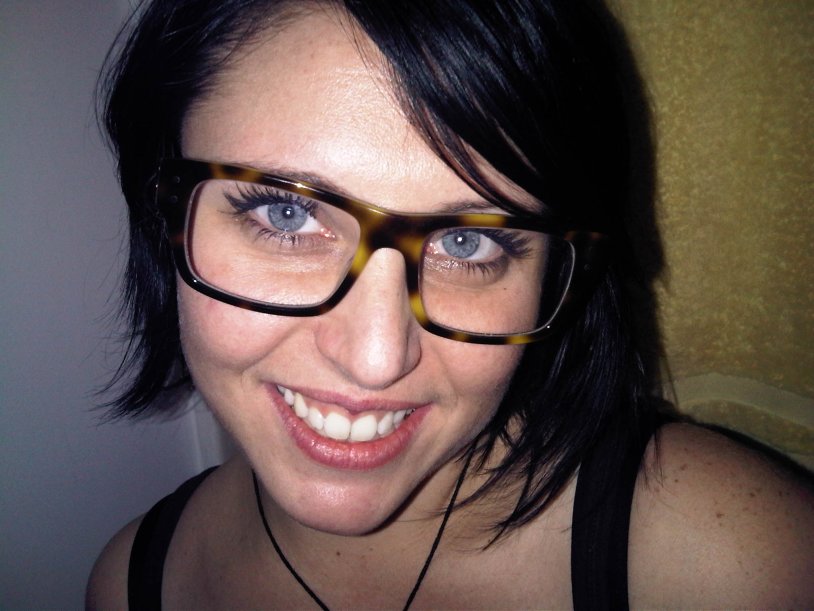 Beautiful girls with glasses for vision