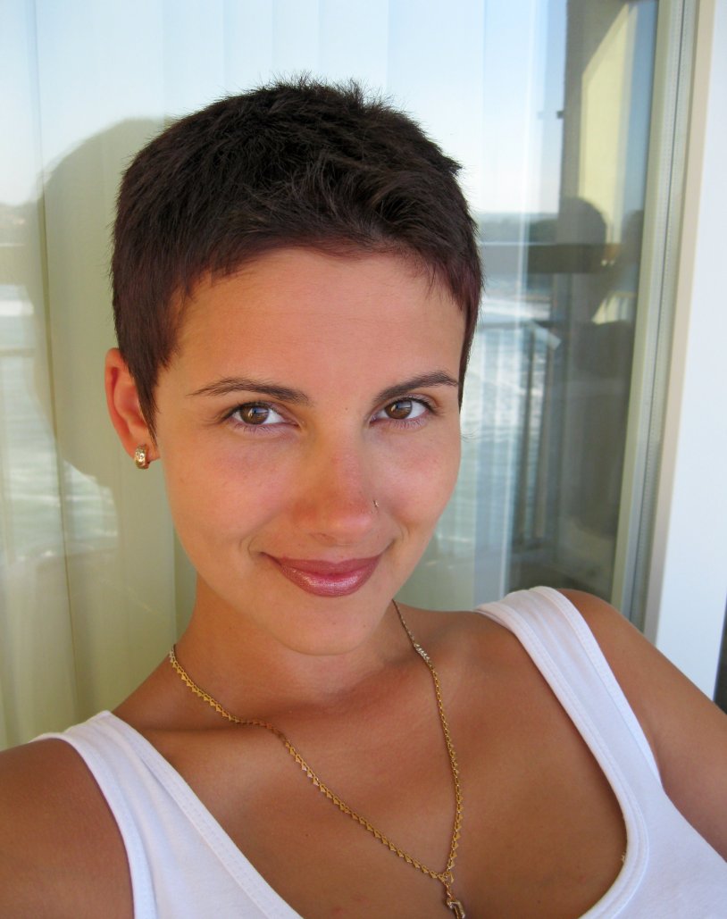 Short haircuts on ordinary women