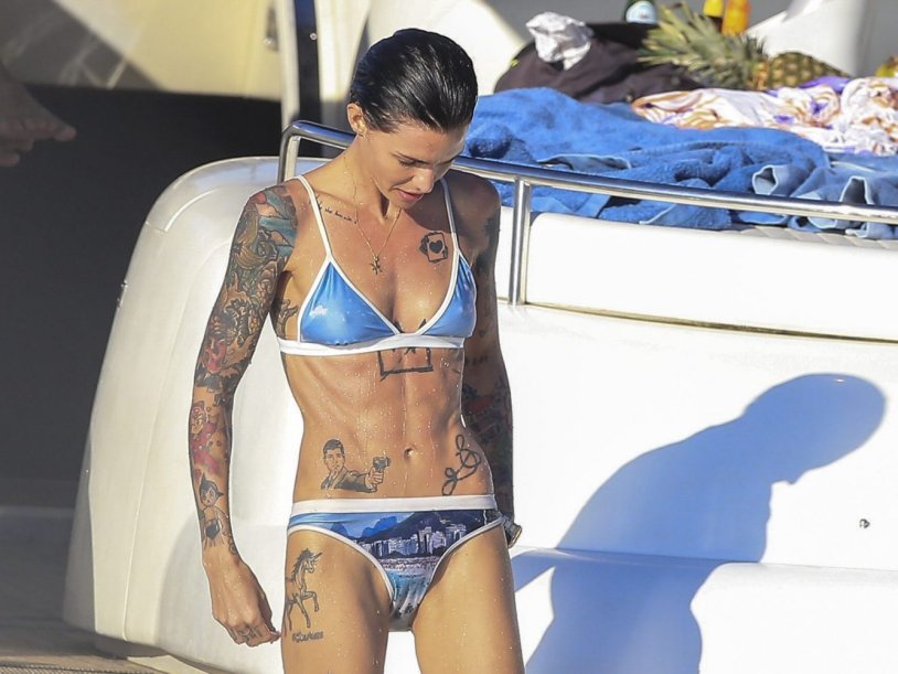 Ruby Rose Topless