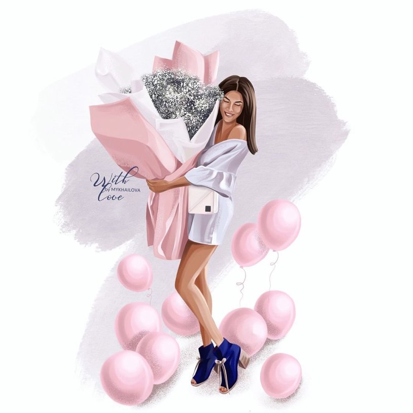 Stylish birthday greetings