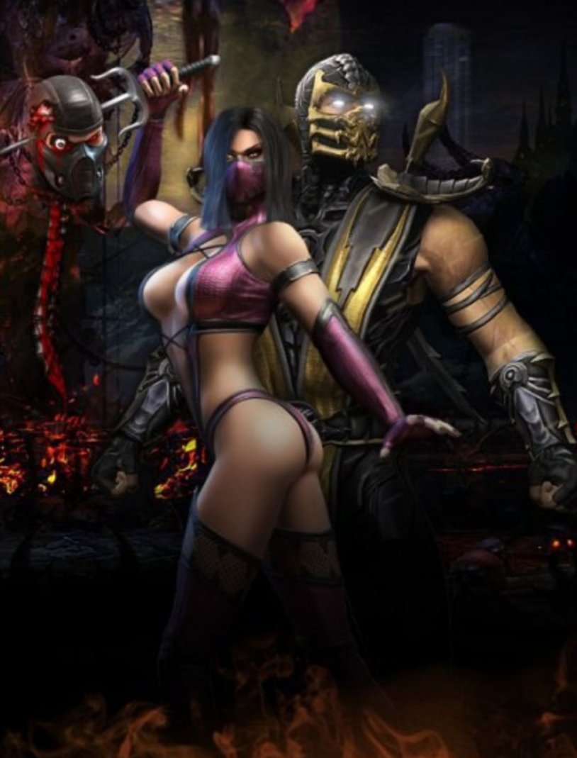 Mortal Combat Milena and Scorpio