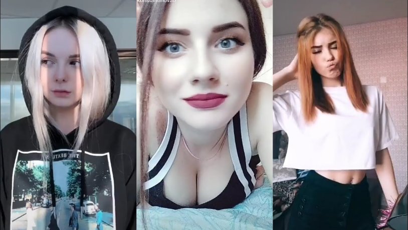 Beautiful girls from tick current