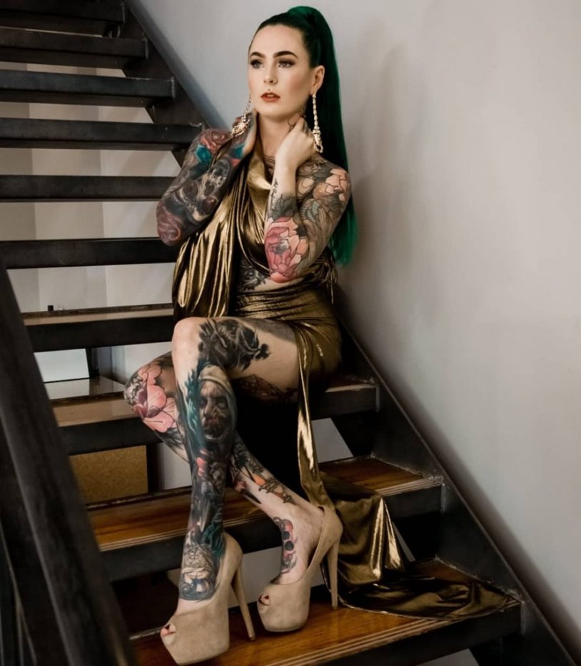 Sarah Gray is the most tattooed doctor in the world