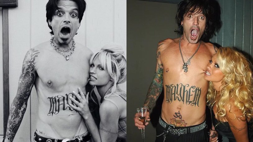 Pamella Anderson and Tommy Tommy Lee