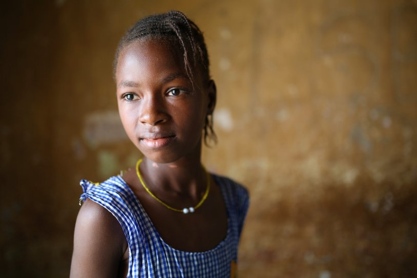 Africa. Gols at 12 years old