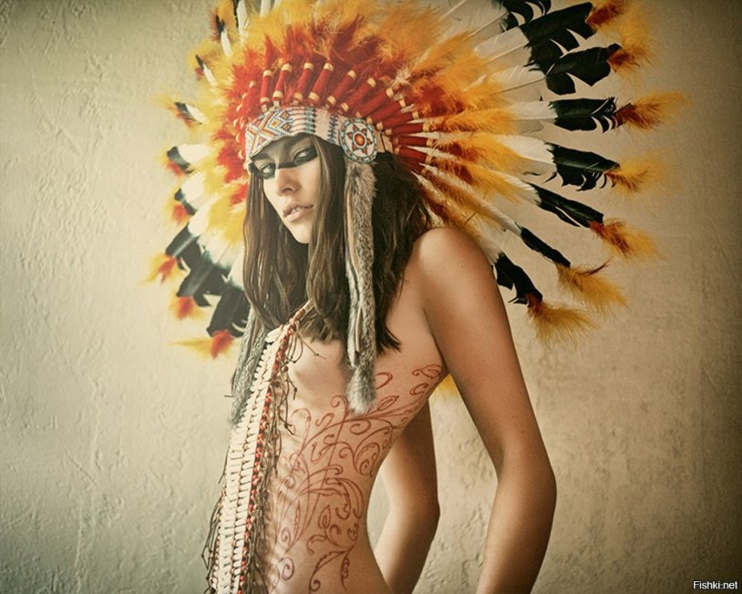 The priestess of the Indians