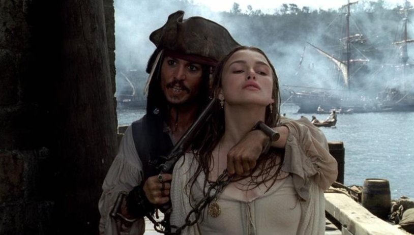Kira Knightley Pirates of the Caribbean Sea Curse of the Black Pearl