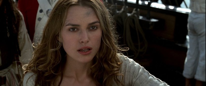 Kira Knightley Pirates of the Caribbean Sea Curse of the Black Pearl