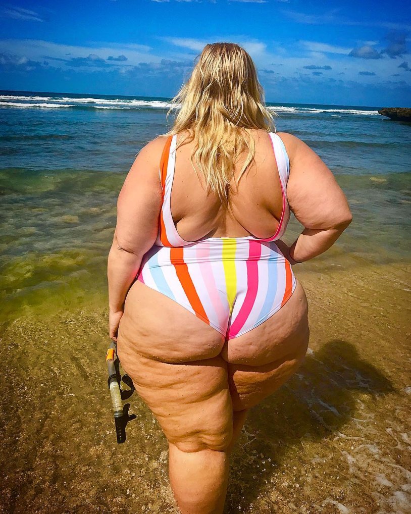 Anna about Brian model Plus Size in a bikini