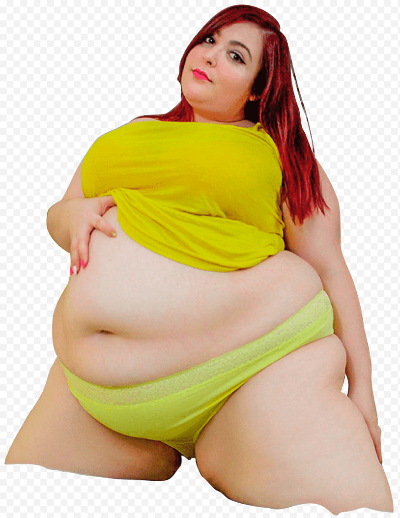 Fat girl with small breasts