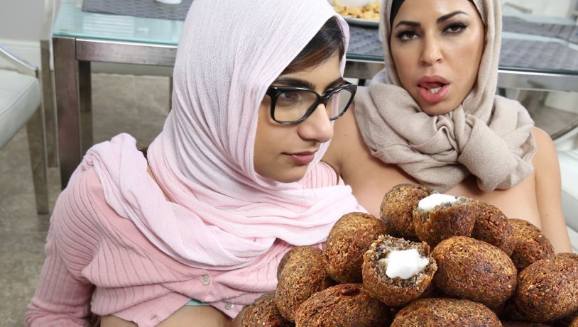 Julianna Vega in a hijab