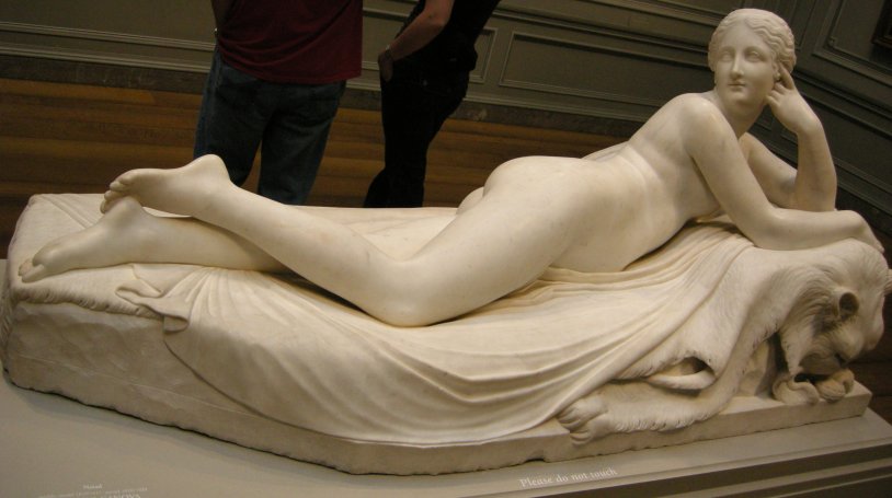 Sleeping nymph sculpture Antonio Canova